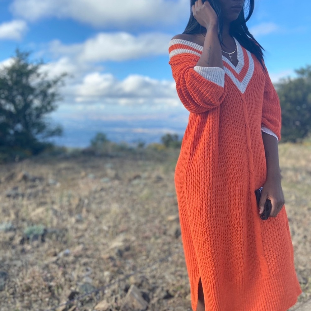 Orange you glad you came sweater dress
